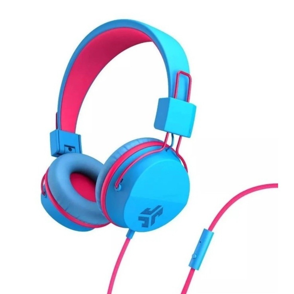 JLab JBuddies Studio Wired Kids Headphones On-Ear, Volume Limiter, School/Travel